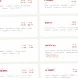 La Pizza Artisanale Carta