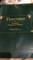 Toscana menu