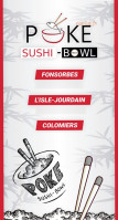 Poke Sushi Bowl menu