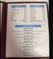 Jimbo's menu