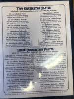 Cazadores Mexican menu