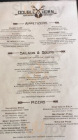 Double Horn Brewing Company menu