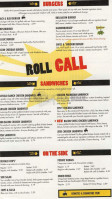 Buffalo Wild Wings menu