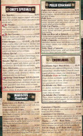 Dos Coronas menu