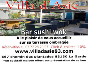 Villa D'asie Sushi Wok inside