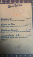 Cafe De La 3eme Mi-temps menu
