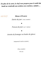 La Romanée menu