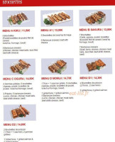 Yama Sushi menu