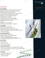 Edouard Set menu
