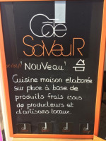 Cote Saveur menu