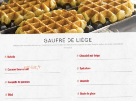 Waffle Factory Valenciennes menu