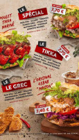 Chicken Burger menu