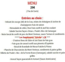 Bistro À Côté menu