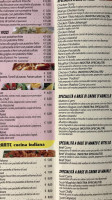 Passione Pizzeria menu