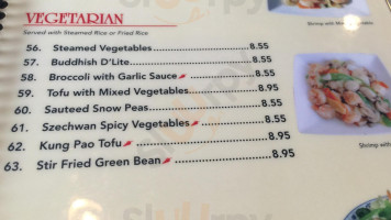 Jet's Palace menu