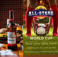 All Stars Sports Grill food