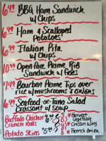 Belview menu