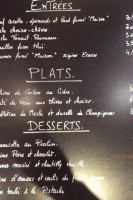 Le Dos De La Fourchette-cordeliers menu