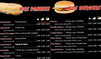 Le Sept Fast Food menu