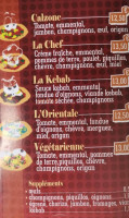 Pizza Eno menu