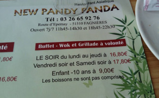 Pandy Panda food