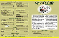 Sylvia's Cafe menu
