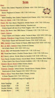 Angelo's Pizza Co menu