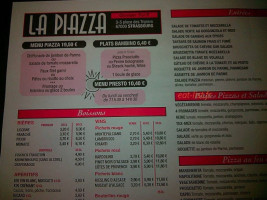 La Piazza menu