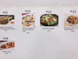 Kannika's Thai Food menu