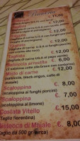 Casale Settimo Senso menu