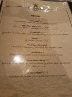 The Pilbara Room menu