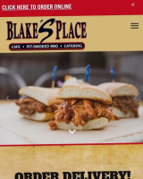 Blake's Place Bbq food