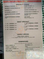 Ned’s Pizza And Wings menu