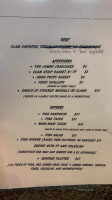 Paradise Pub menu