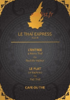 Le Siam menu