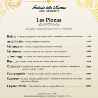 Trattoria Della Mamma menu