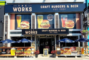 The Works Craft Burgers Beer outside