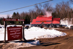 Wintergreen Maple Syrup and Pancake Barn outside