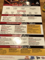 Johnny's Tavern menu