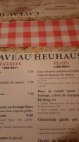 Caveau Heuhaus menu