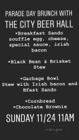 Common Roots Brewing Company menu
