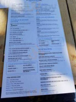 The Waterfront menu