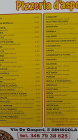 Pizzeria 4 Mori menu