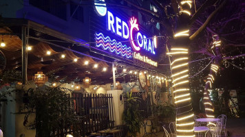 Red Coral Indian Food inside