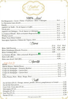 Bistrot Des Vigiers menu