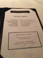 The Park Steakhouse menu