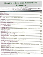 Penn Gables menu