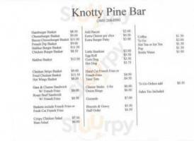 Knotty Pine menu