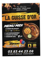 La Cuisse D'or menu