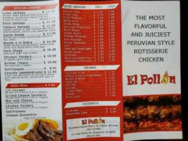 El Pollon Ii menu